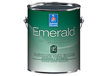 Can you spray Emerald urethane trim enamel?