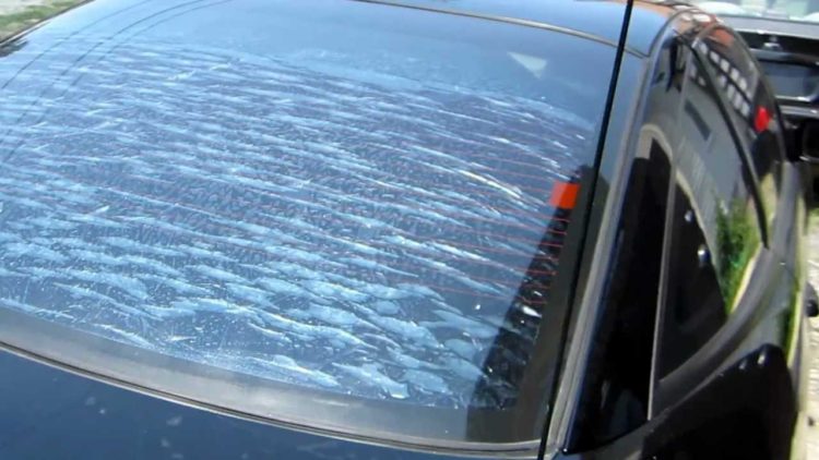 how to remove bubbling tint