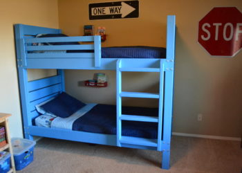 how to build a bunk bed ladder