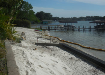 residential seawall construction