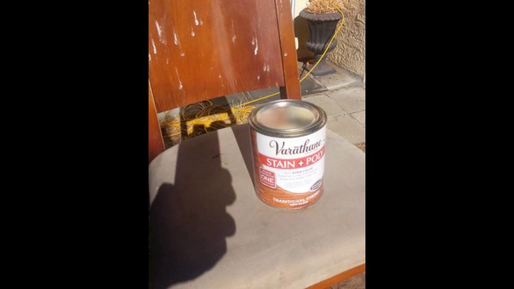 how to apply varathane stain and poly