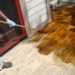 What is the best way to apply decking oil?