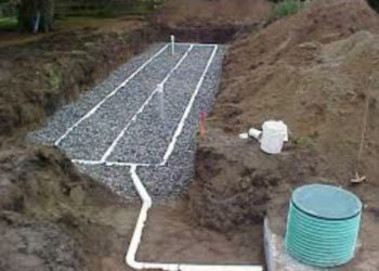 how to build a drain field