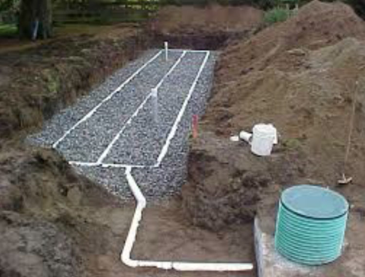 how to build a drain field