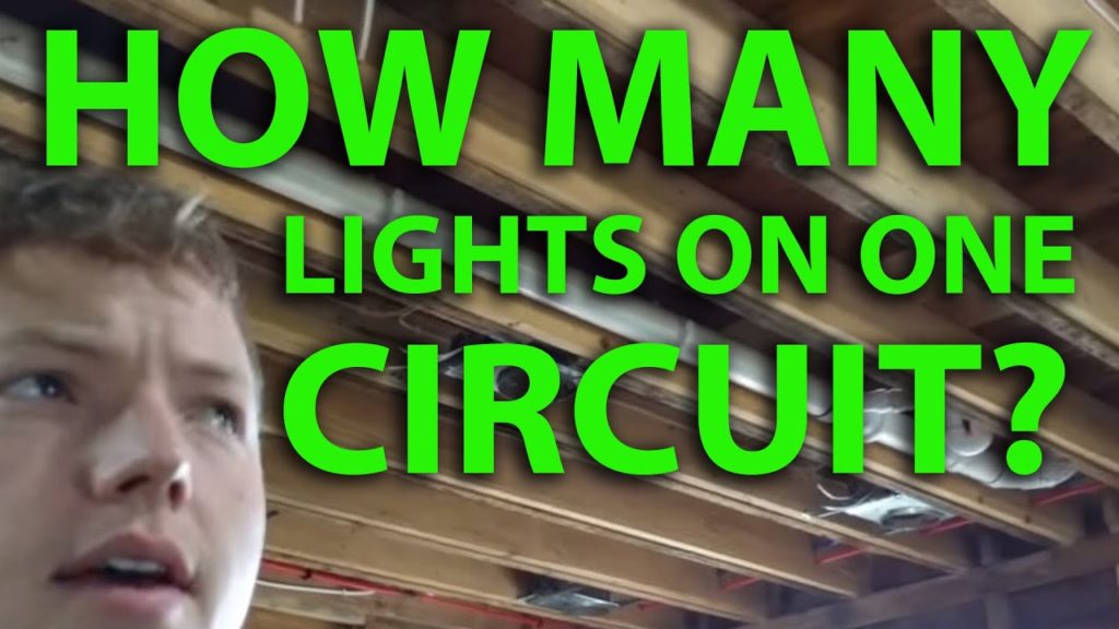 How Many Lights Can Be On One Circuit In A House