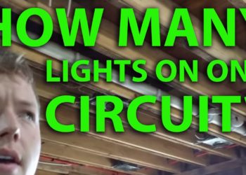 how many lights on one circuit