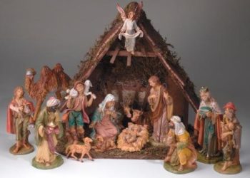 how to set up a nativity set