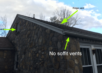 ridge vent without soffit vents