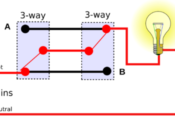 3 way switch with 3 lights diagram