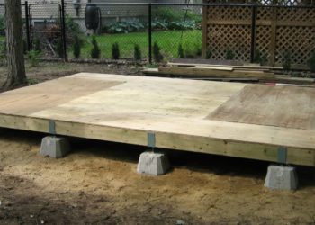 How do I build a floor for my shed?