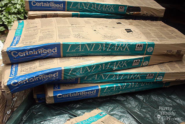 2 bundles of shingles