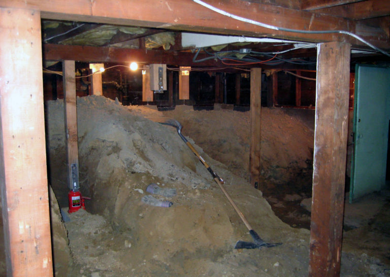 How much does a concrete crawl space cost?
