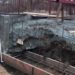 poured concrete retaining wall