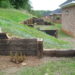 cover railroad tie retaining wall