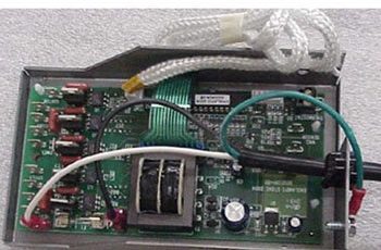 How do you reset the control board on a Englander pellet stove?