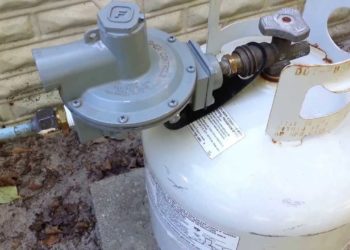 Can I hook up a small propane tank to my house?