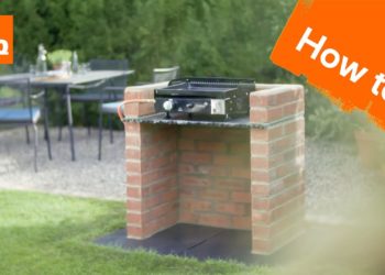 how to build a brick gas bbq grill