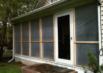 winterizing screen porch