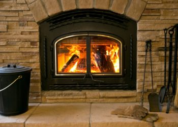 convert wood fireplace to gas or electric