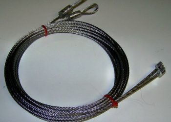 What causes garage door cables to break?