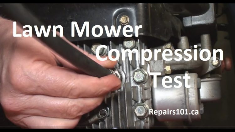 how to fix low compression on lawn mower