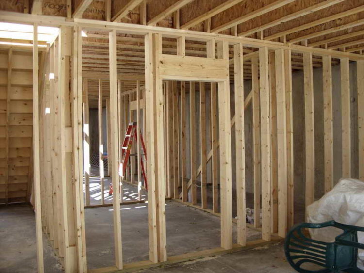 how to frame a basement door