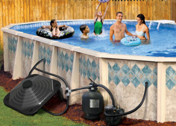 above ground pool heater installation