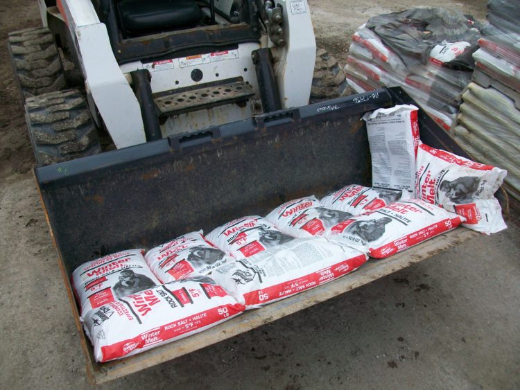 How much does a 50 lb bag of salt cost?