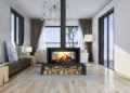 double fireplace