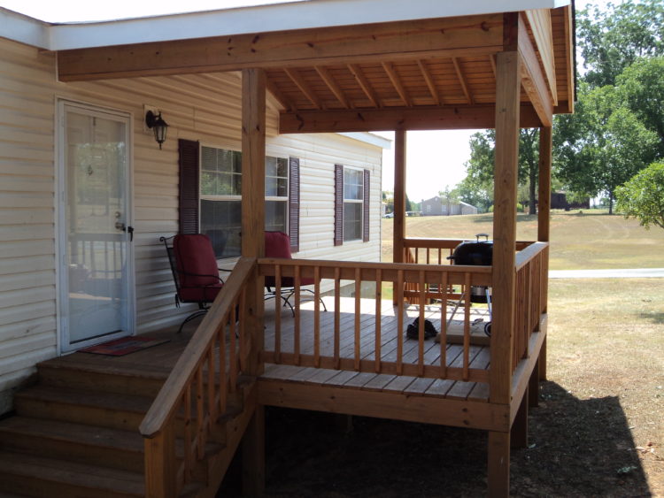 diy roof on deck