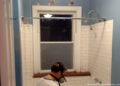putting a window in a shower