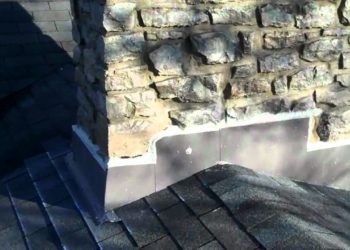 stone chimney flashing