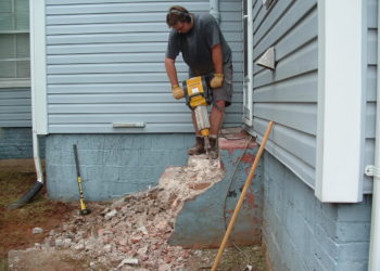 how to remove concrete steps