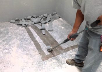 how to remove epoxy flooring