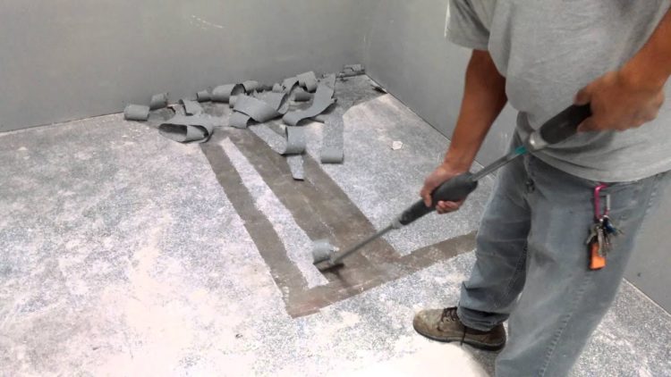 how to remove epoxy flooring