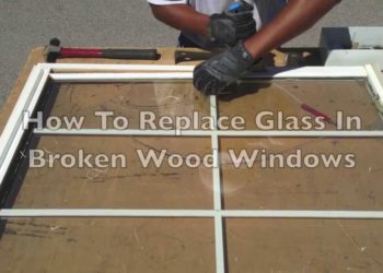 how to replace broken window glass