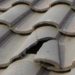 broken roof tile leak