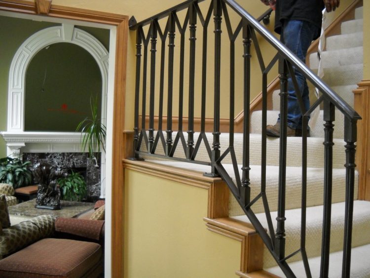 porch iron railing cost