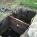 concrete septic tank baffle repair