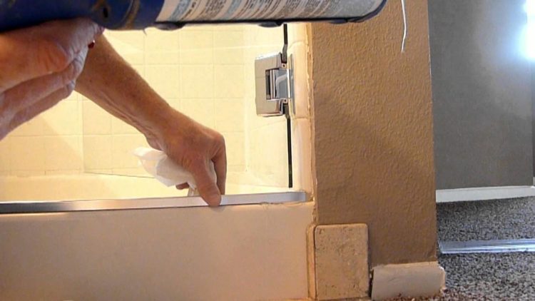 my shower door is leaking