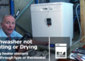 dishwasher not heating water