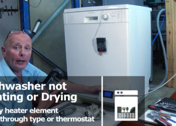 dishwasher not heating water