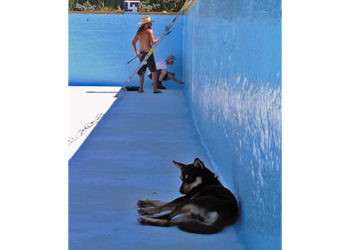 diy pool resurfacing
