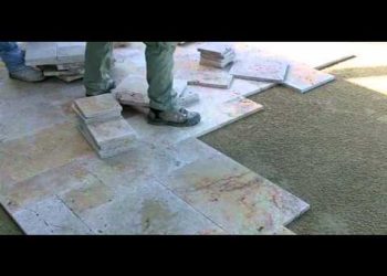 how much to install travertine pavers