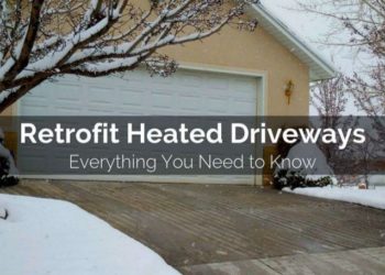 Can you heat an existing driveway?