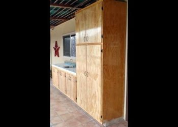 how to make cabinet doors flush