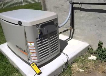 What size gas line is needed for a whole house generator?