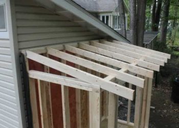 building rafters for lean to roof