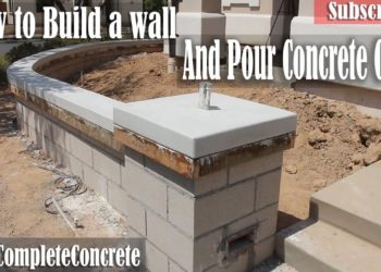 How do you cap a stone wall?