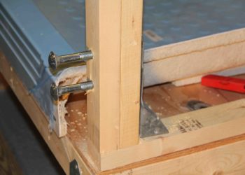 how to frame a half wall for shower